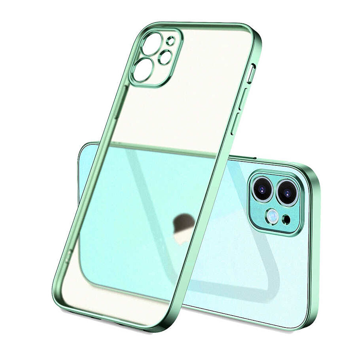 iPhone 11 Uyumlu Zore Mat Gbox Kılıf-Yeşil