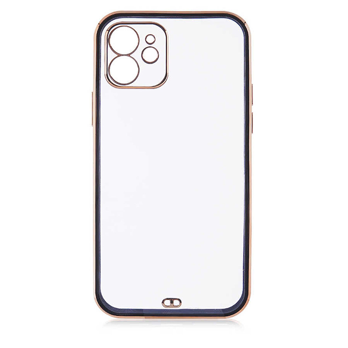 iPhone 12 Uyumlu Zore Voit Clear Kılıf-Siyah