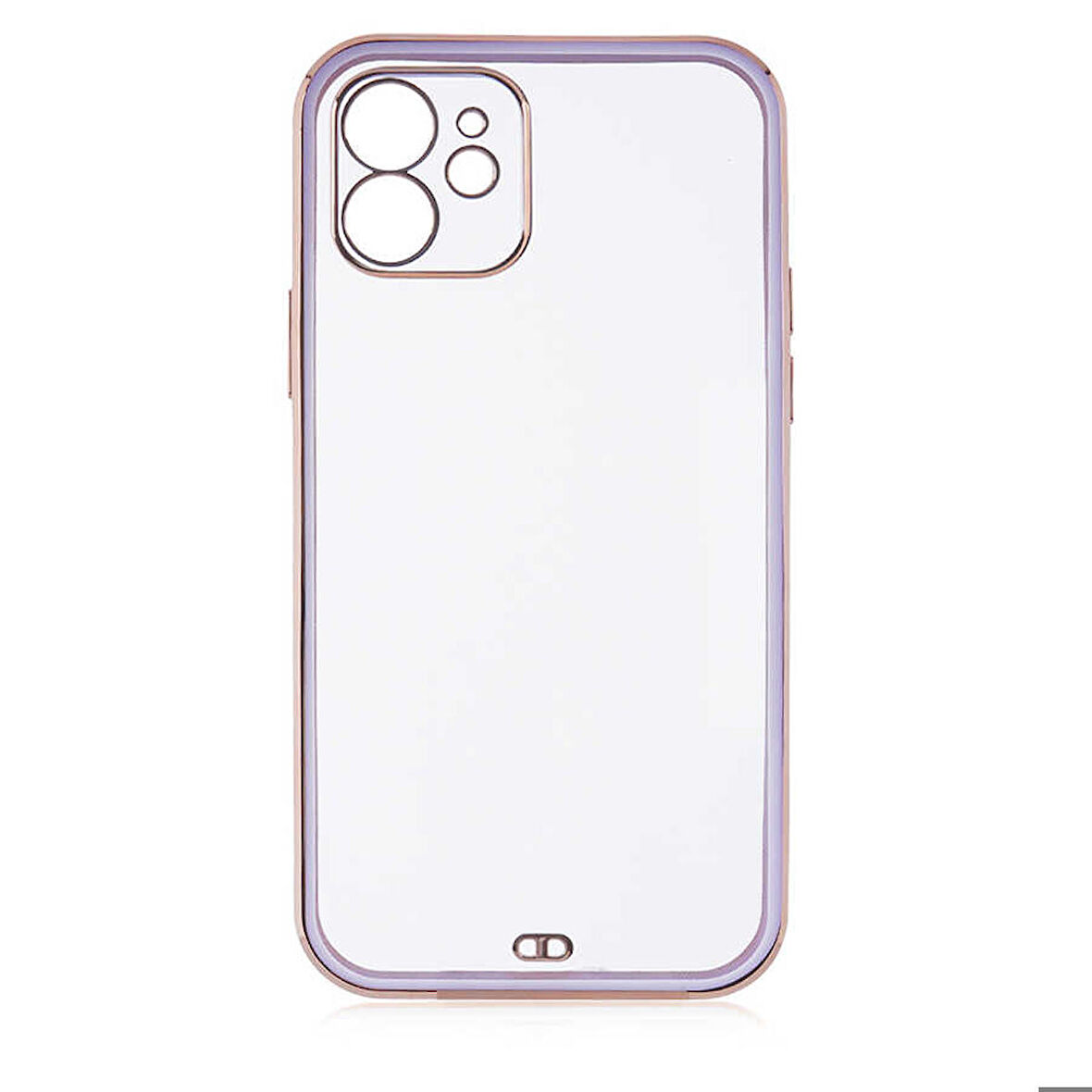 iPhone 12 Uyumlu Zore Voit Clear Kapak-Lila
