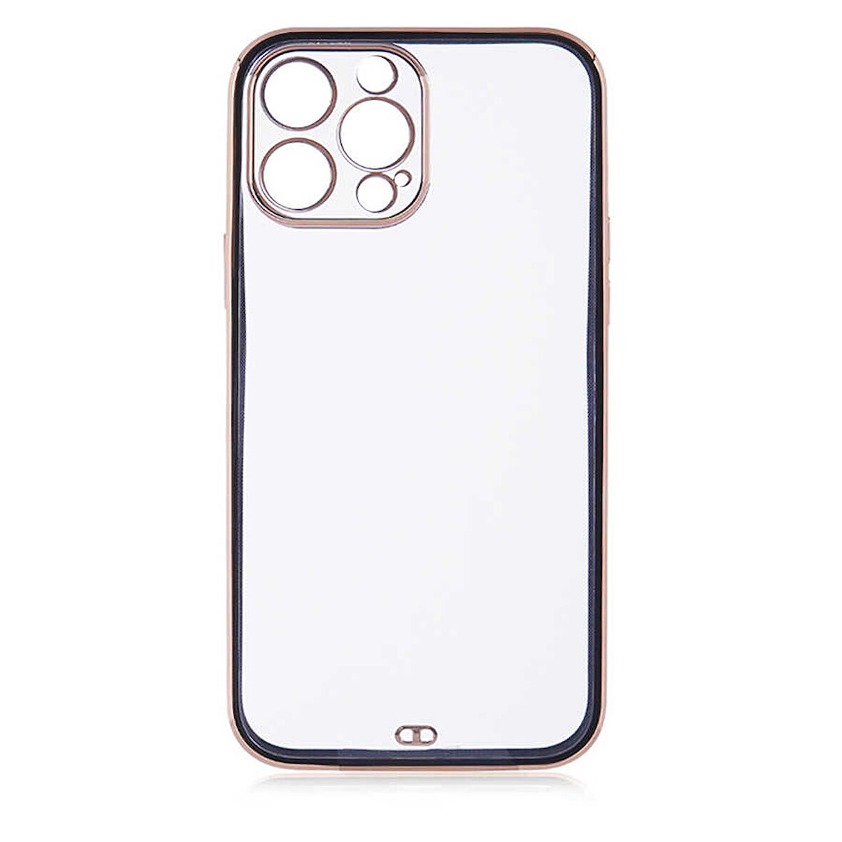 iPhone 12 Pro Uyumlu Zore Voit Clear Kılıf-Siyah