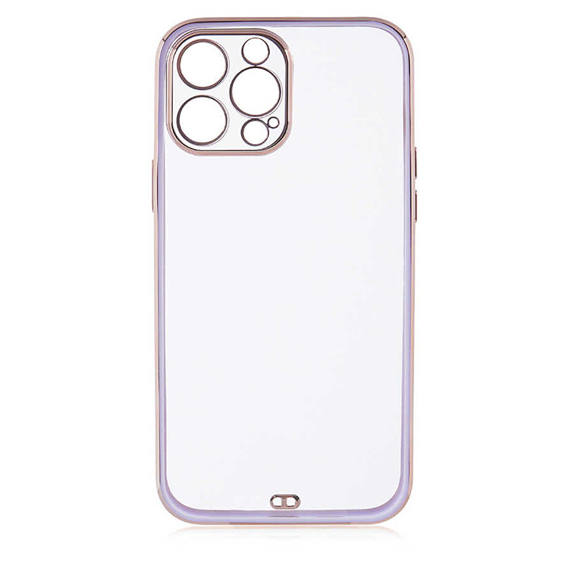 iPhone 13 Pro Uyumlu Zore Voit Clear Kılıf-Lila