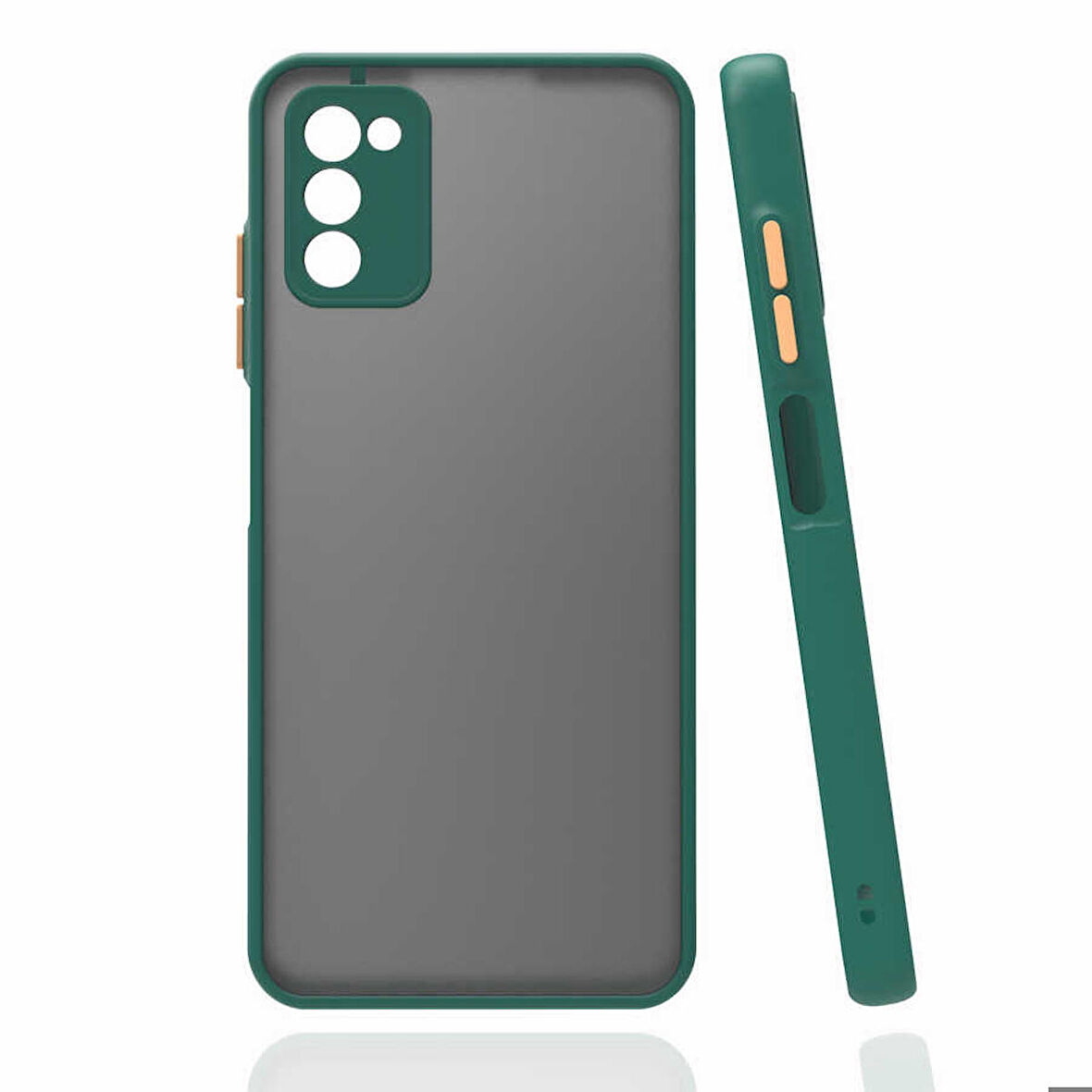 Galaxy A03S Uyumlu Zore Hux Kapak-Koyu Yeşil