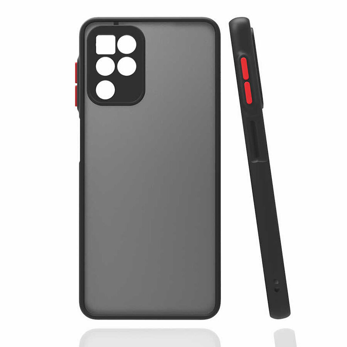 Galaxy M32 Uyumlu Zore Hux Kapak-Siyah