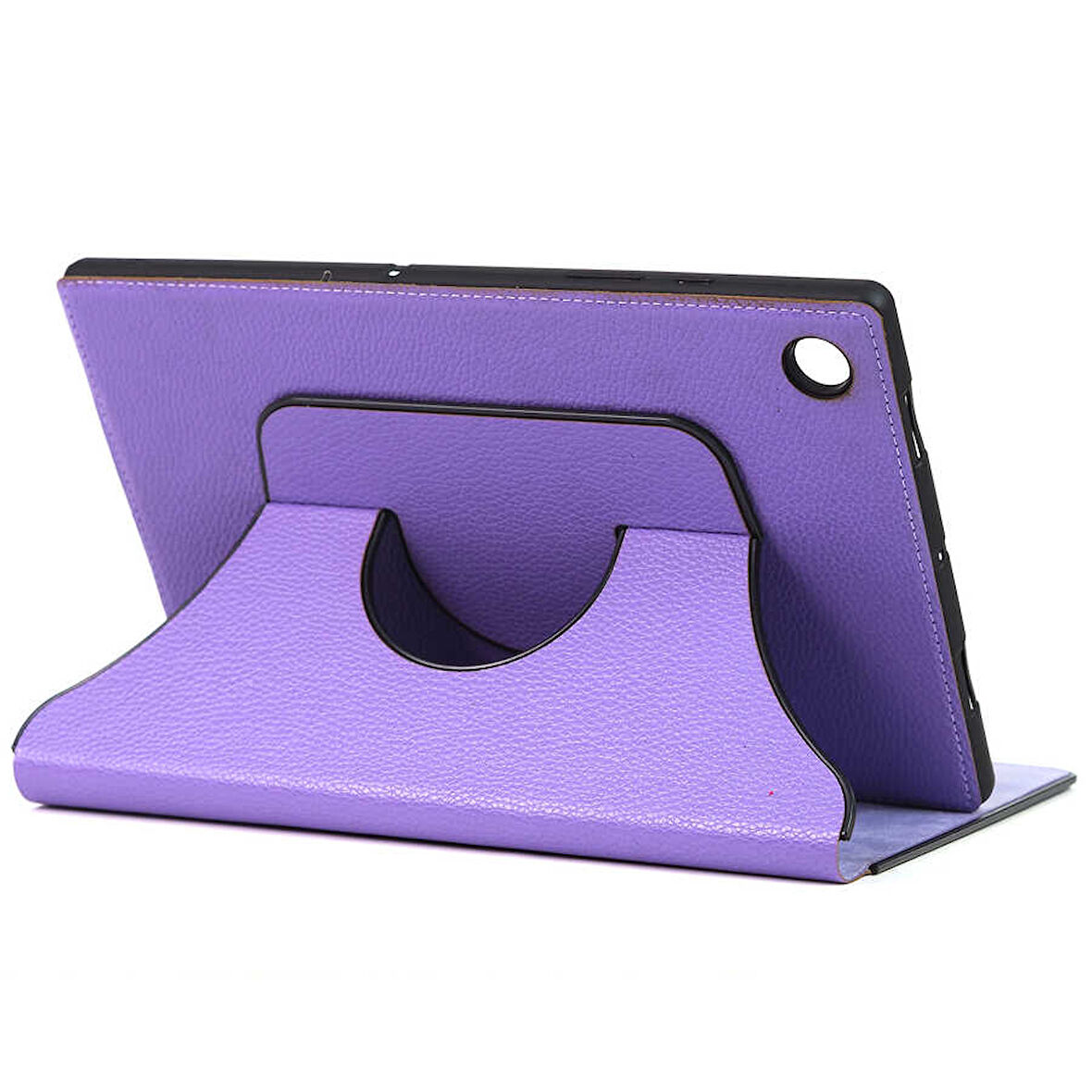 Galaxy Tab A8 10.5 SM-X200 (2021)  Uyumlu ​MKST Fest Dönebilen Standlı Kılıf-Lila