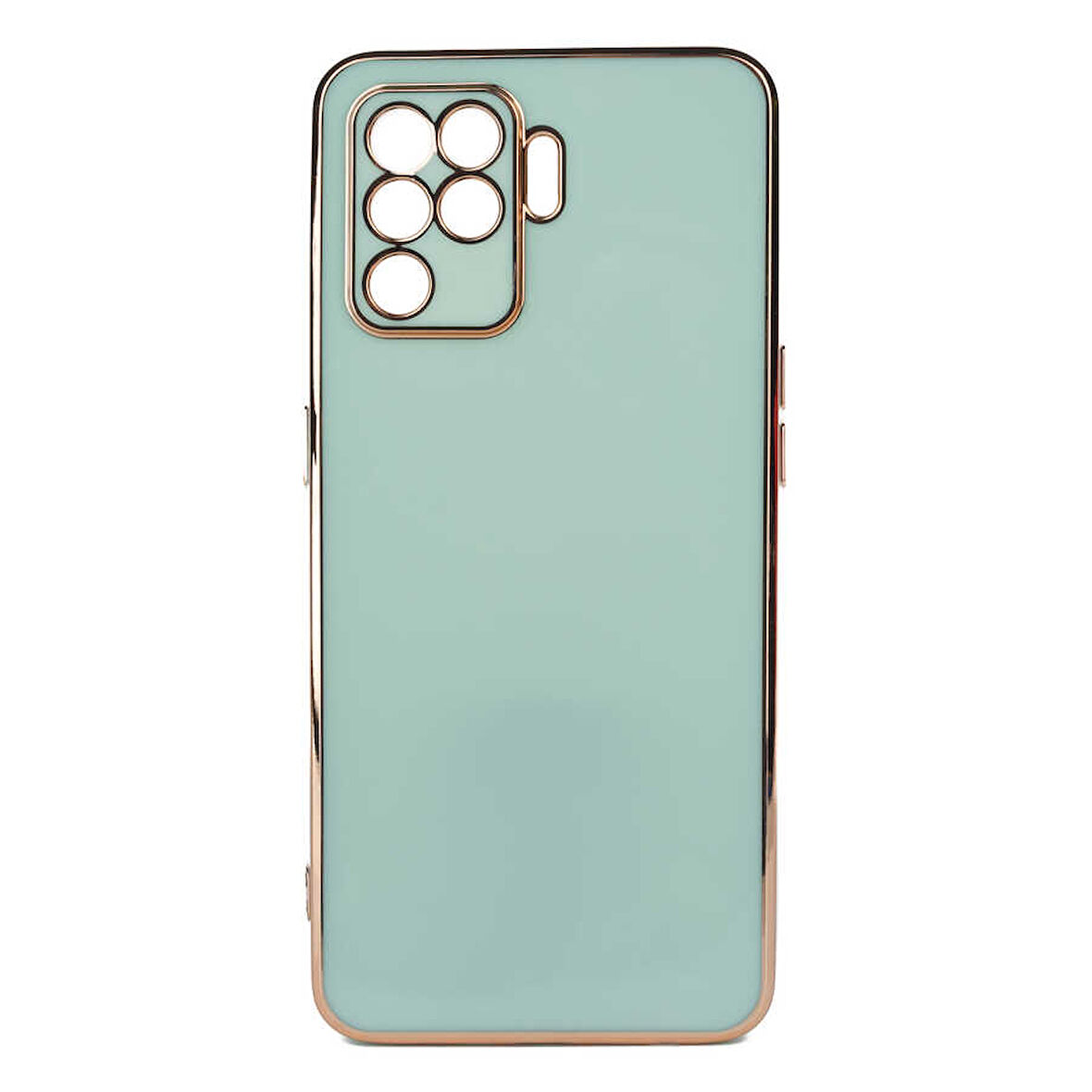 Oppo Reno 5 Lite Kılıf Zore Bark Kapak-Açık Yeşil