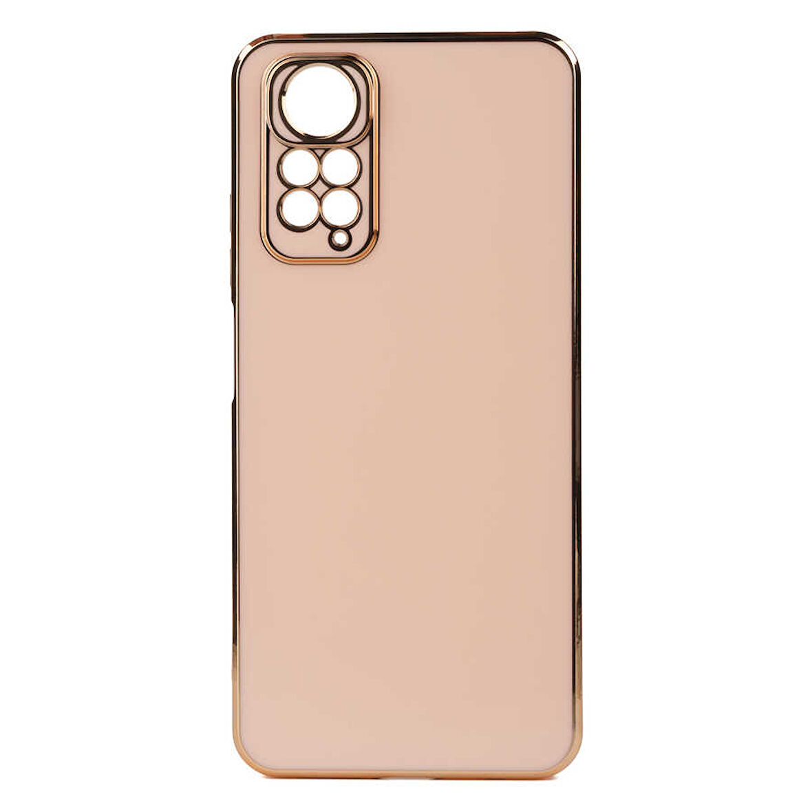 Xiaomi Redmi Note 11 Global Kılıf Zore Bark Kapak-Rose Gold