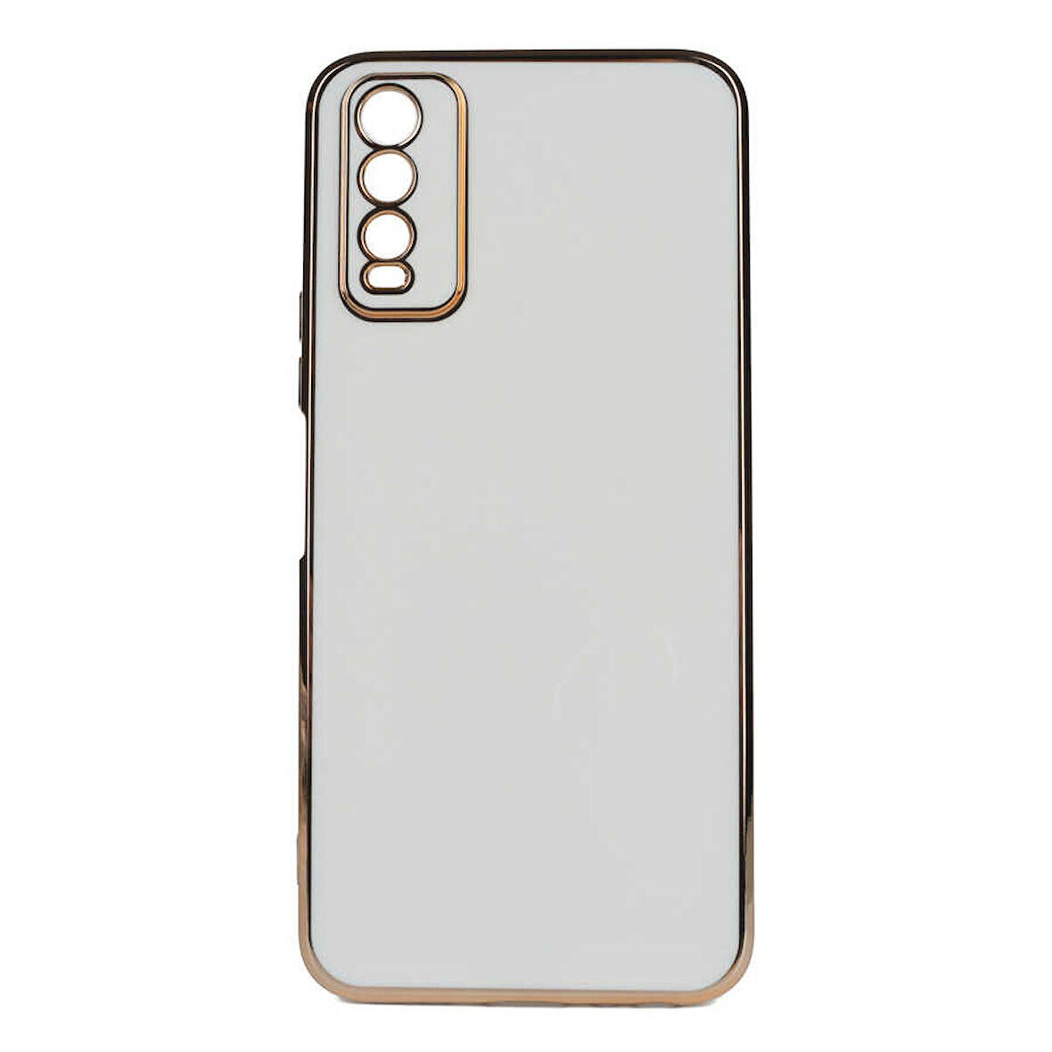 Vivo Y11S Kılıf Zore Bark Kapak-Beyaz