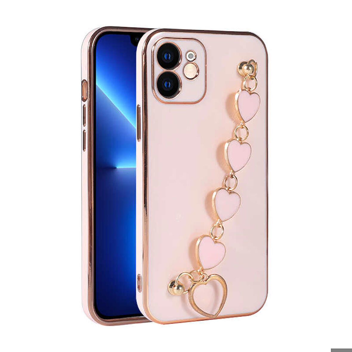 iPhone 11 Uyumlu Zore Kalbim Kapak-Pembe