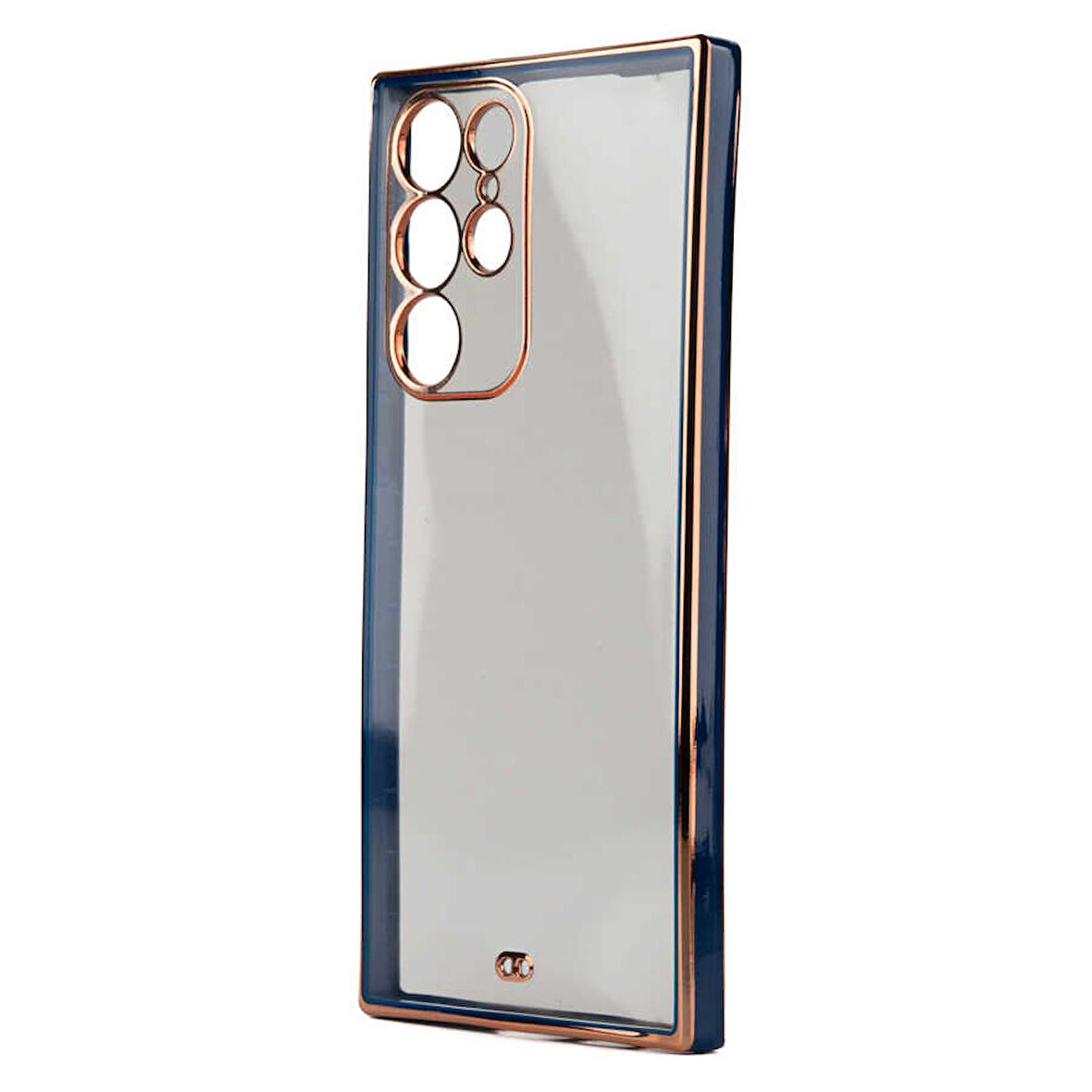 Galaxy S22 Ultra Uyumlu Zore Voit Clear Kapak-Lacivert