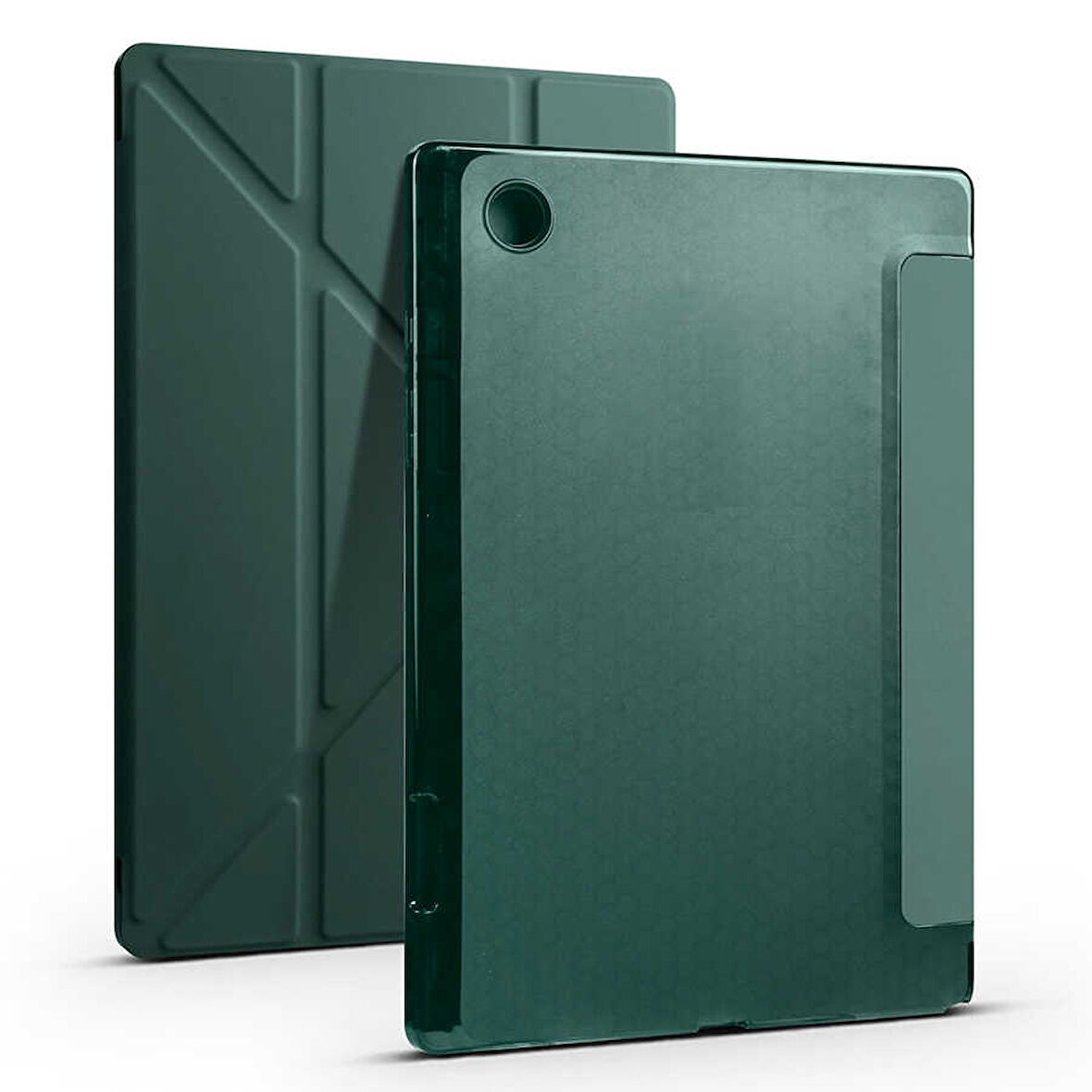 Samsung Galaxy Tab A8 10.5 SM-X200 (2021) Kılıf Zore Tri Folding Kalem Bölmeli Standlı Kılıf