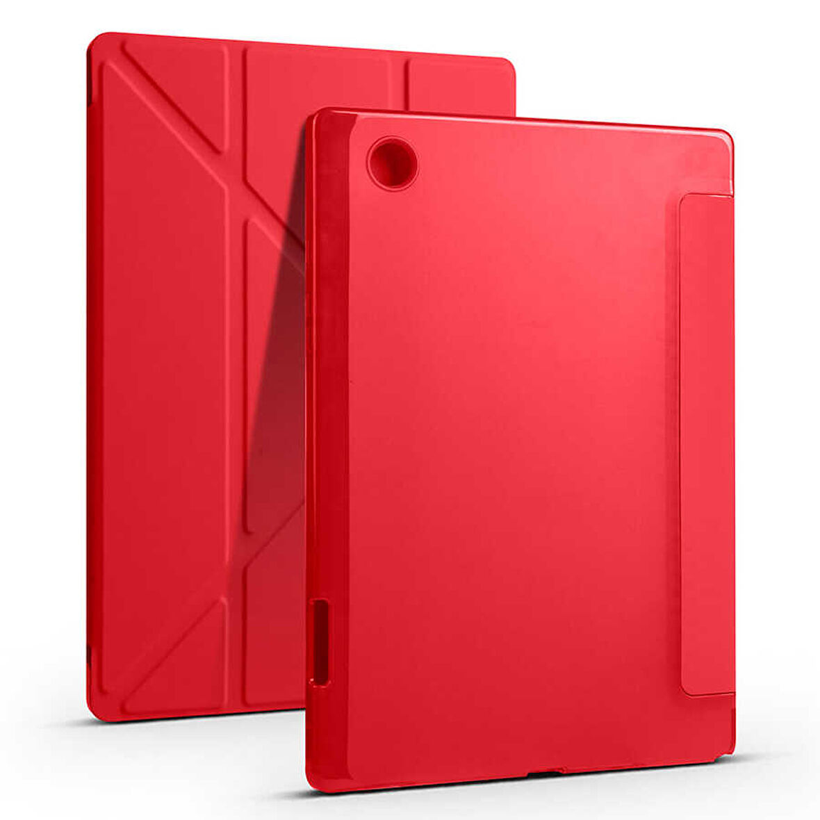 Samsung Galaxy Tab A8 10.5 SM-X200 (2021) Kılıf Zore Tri Folding Kalem Bölmeli Standlı Kılıf