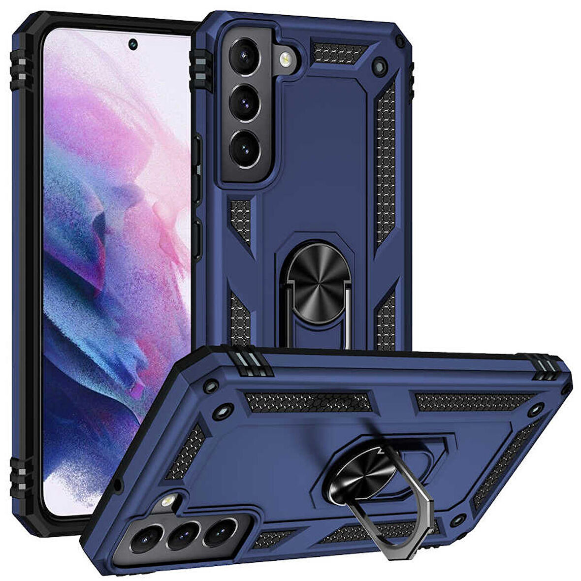 Galaxy S22 Uyumlu Zore Vega Kapak-Mavi