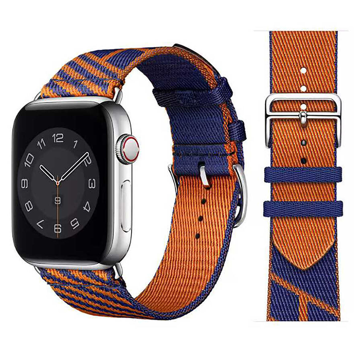 Watch Ultra 49mm Kordon Uyumlu KRD-51 Hasır Strap Kayış CLO- NO5