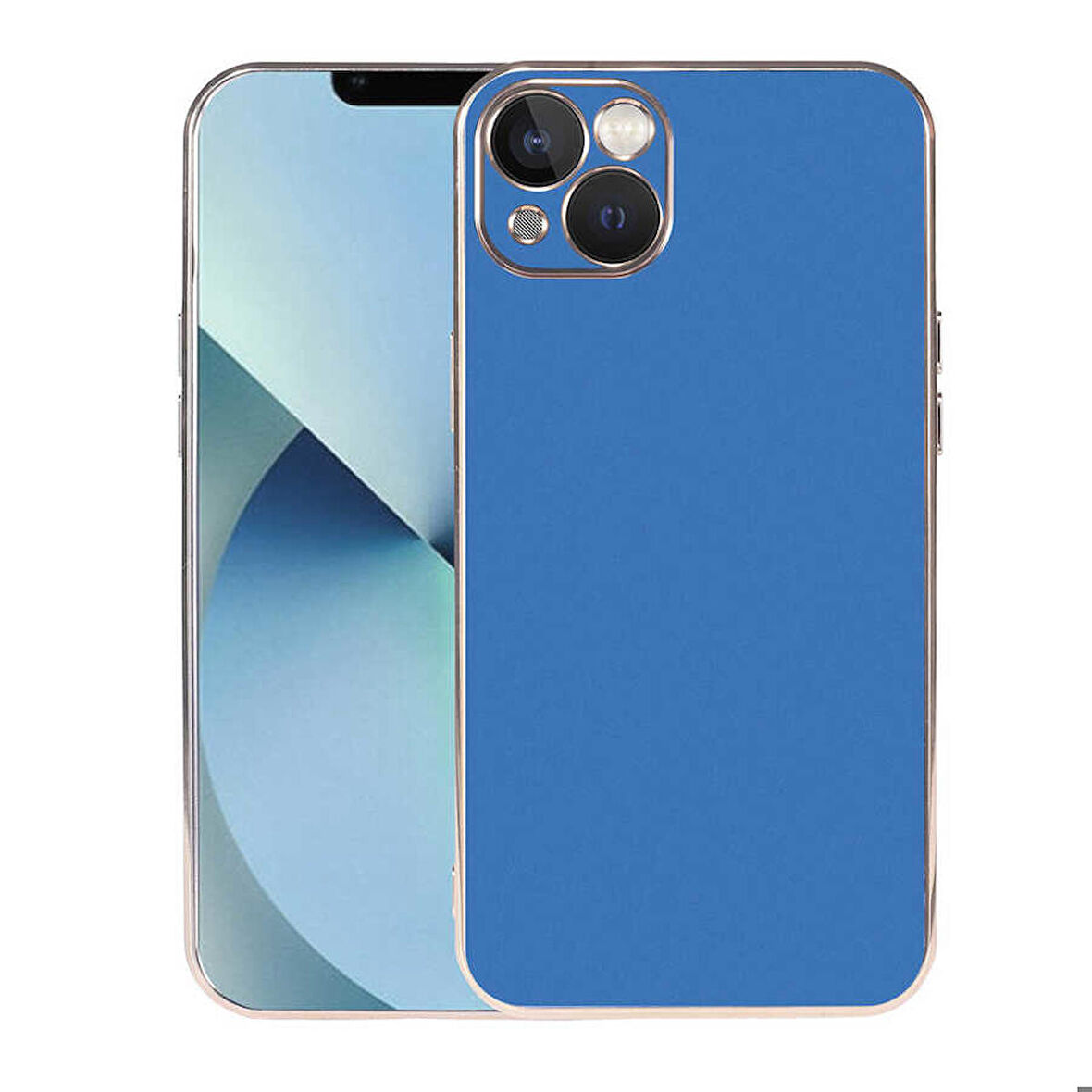 iPhone 13 Uyumlu Zore Viyana Kapak-Saks Mavi