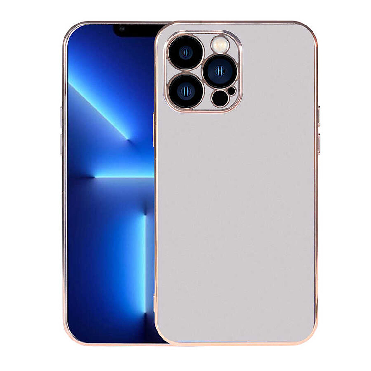 iPhone 13 Pro Uyumlu Zore Viyana Kılıf-Gümüş