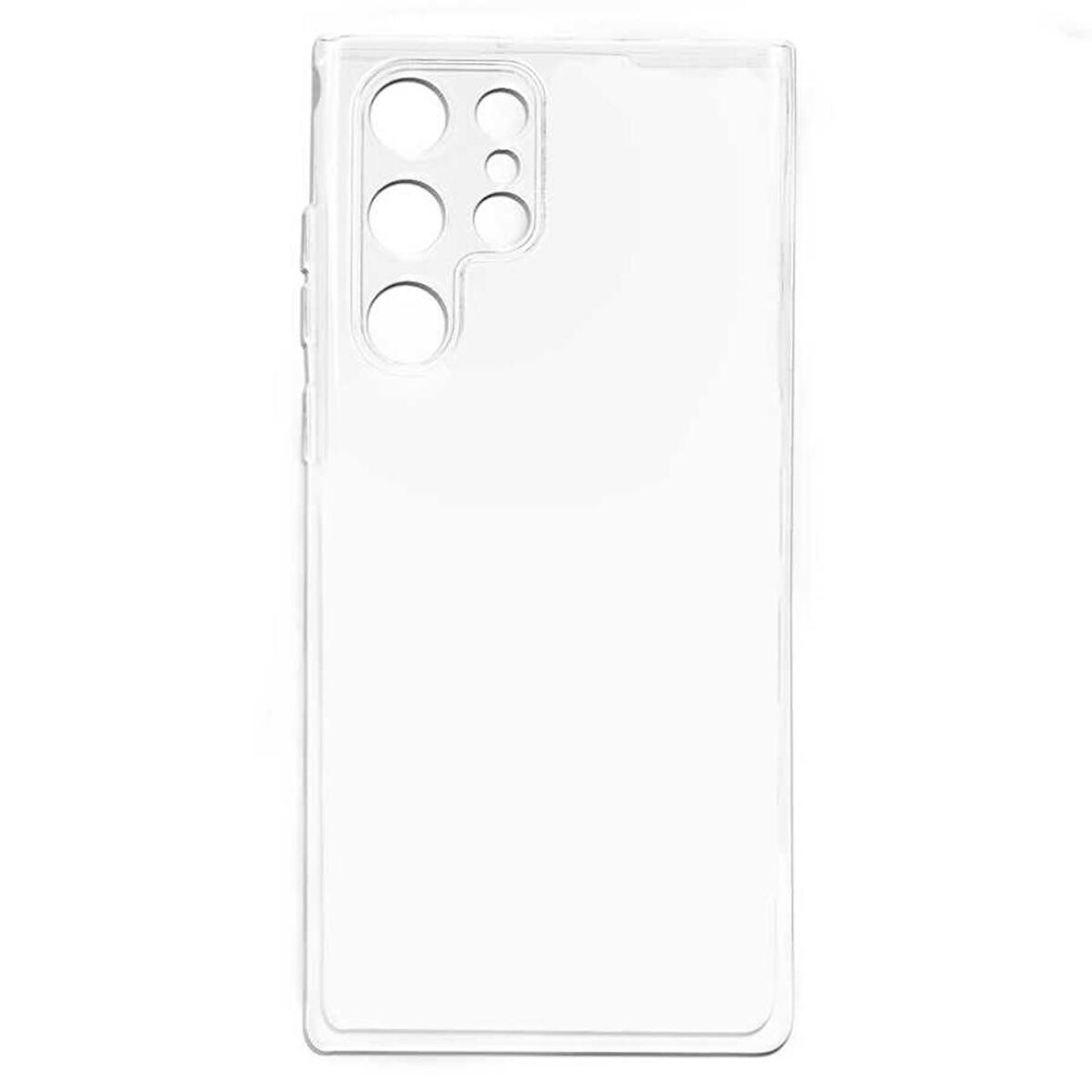 Galaxy S22 Ultra Uyumlu Zore Kamera Korumalı Süper Silikon Kapak-Renksiz