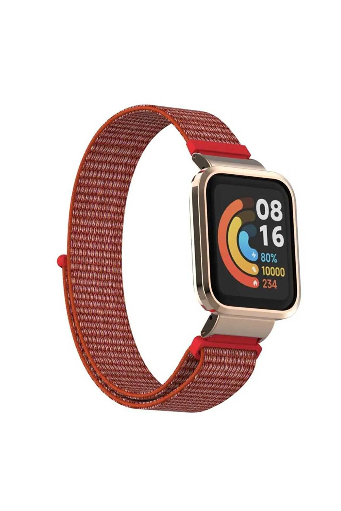 Xiaomi Redmi Watch (Mİ Apple Watch LİTE) Uyumlu Krd-61 Hasır Kordon-no18
