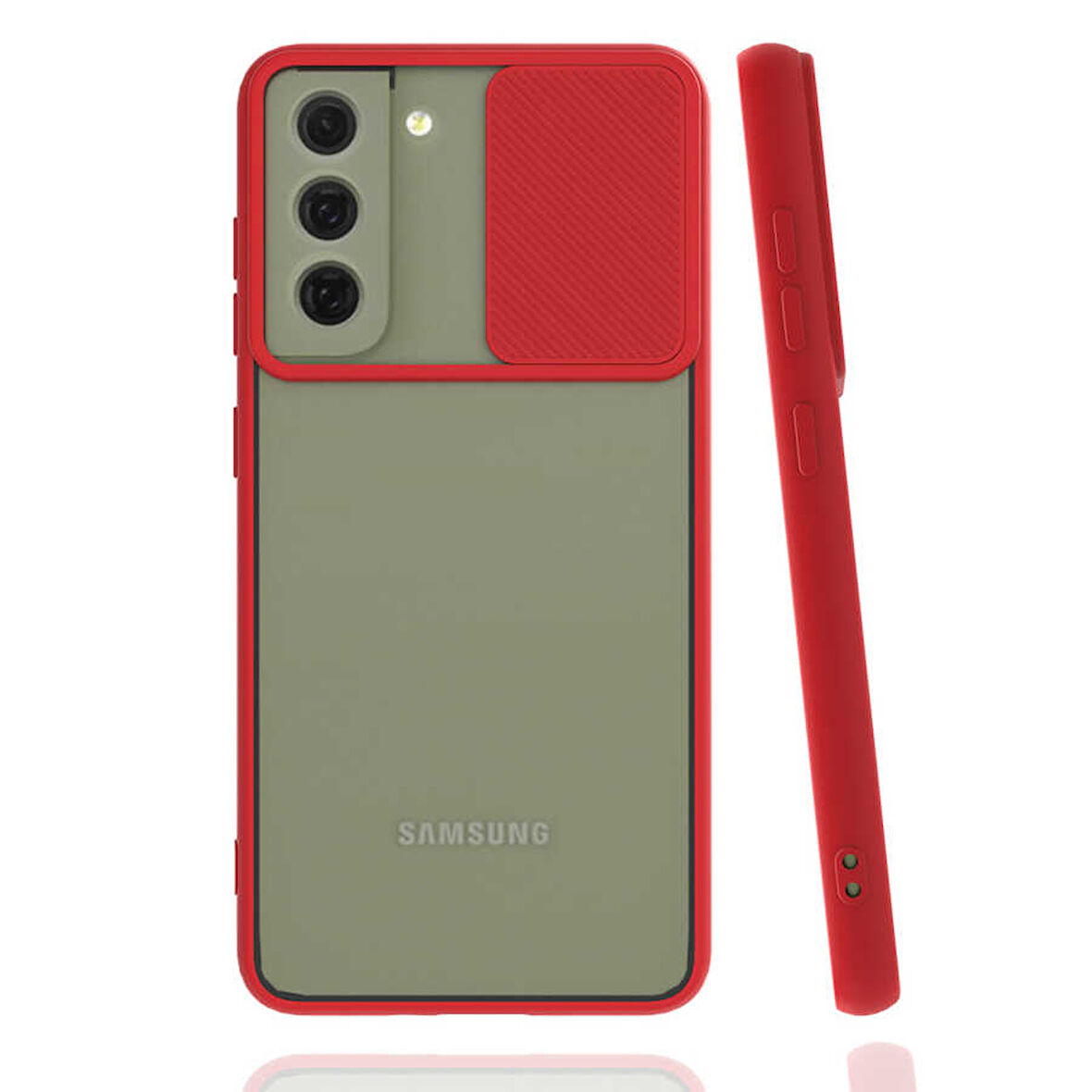 Galaxy S22 Uyumlu Zore LNSM-i Kılıf-Kırmızı