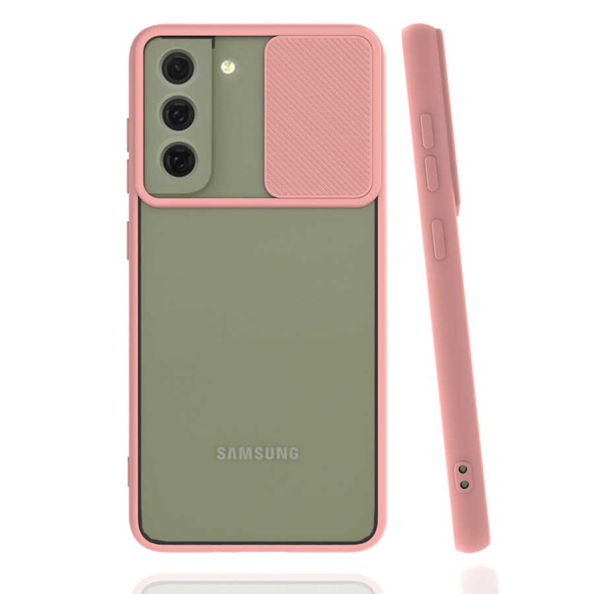 Galaxy S22 Plus Uyumlu Zore LNSM-i Kılıf-Pembe Açık