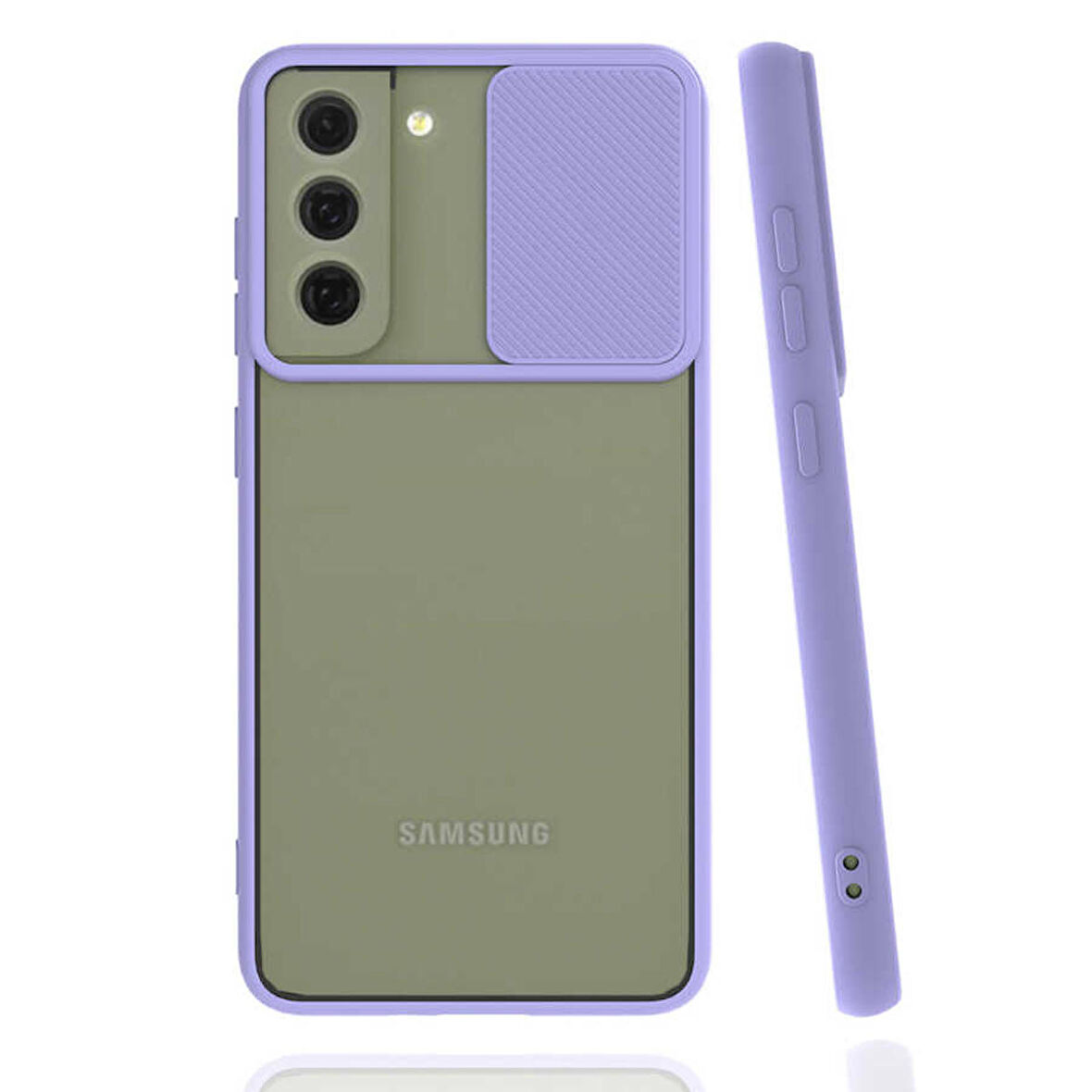 Galaxy S22 Plus Uyumlu Zore Lensi Kapak-Lila