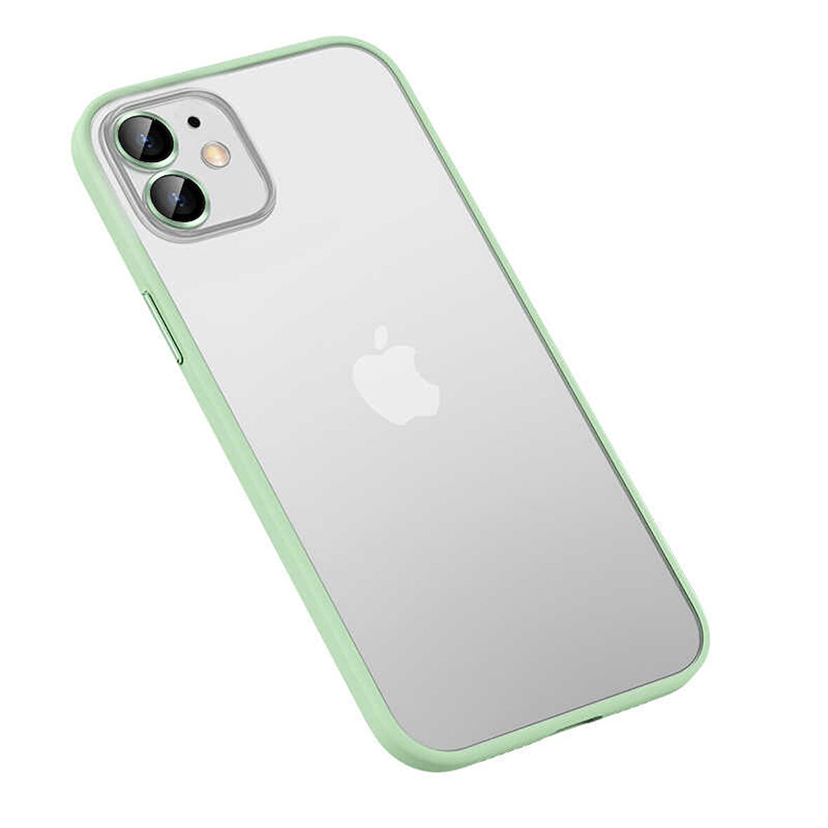 iPhone 12 Uyumlu Zore Retro Kılıf-Yeşil