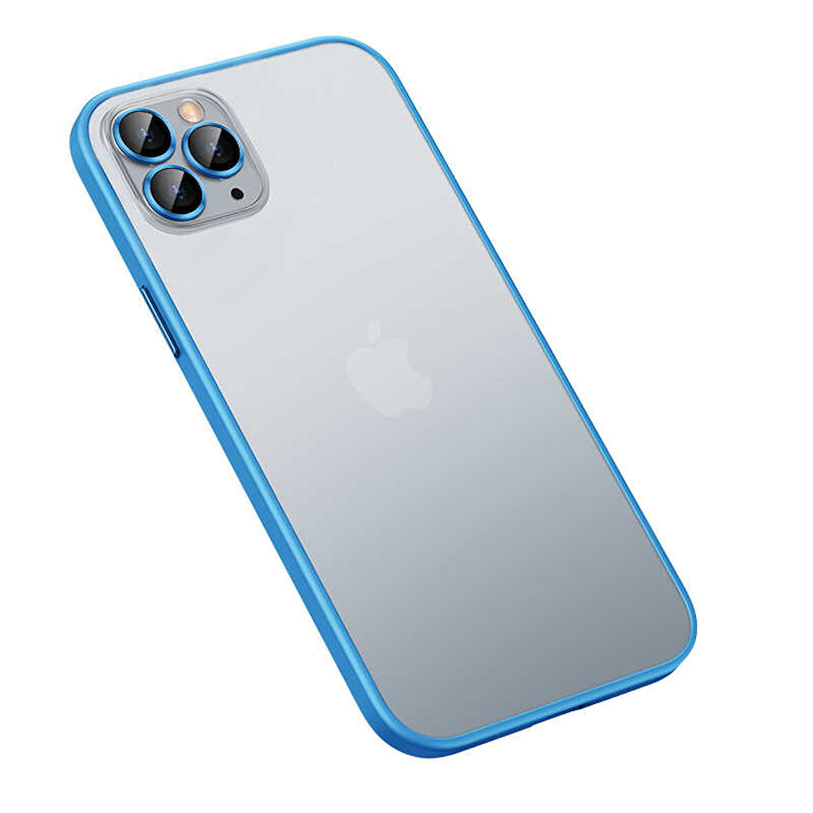 iPhone 12 Pro Uyumlu Zore Retro Kılıf-Mavi