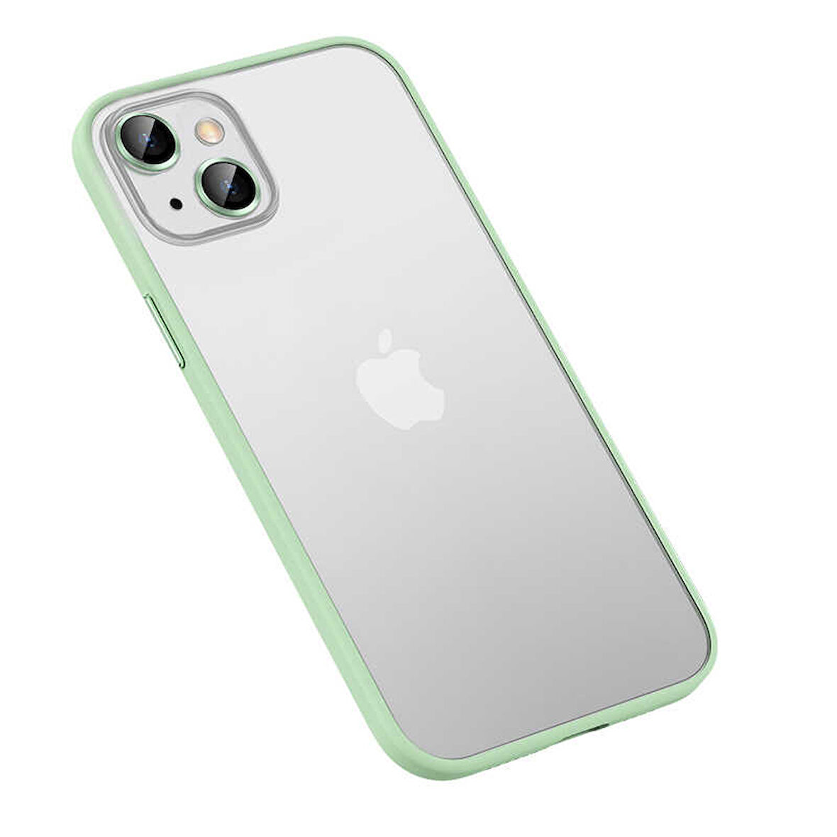 Apple iPhone 13 Kılıf Zore Retro Kapak-Yeşil