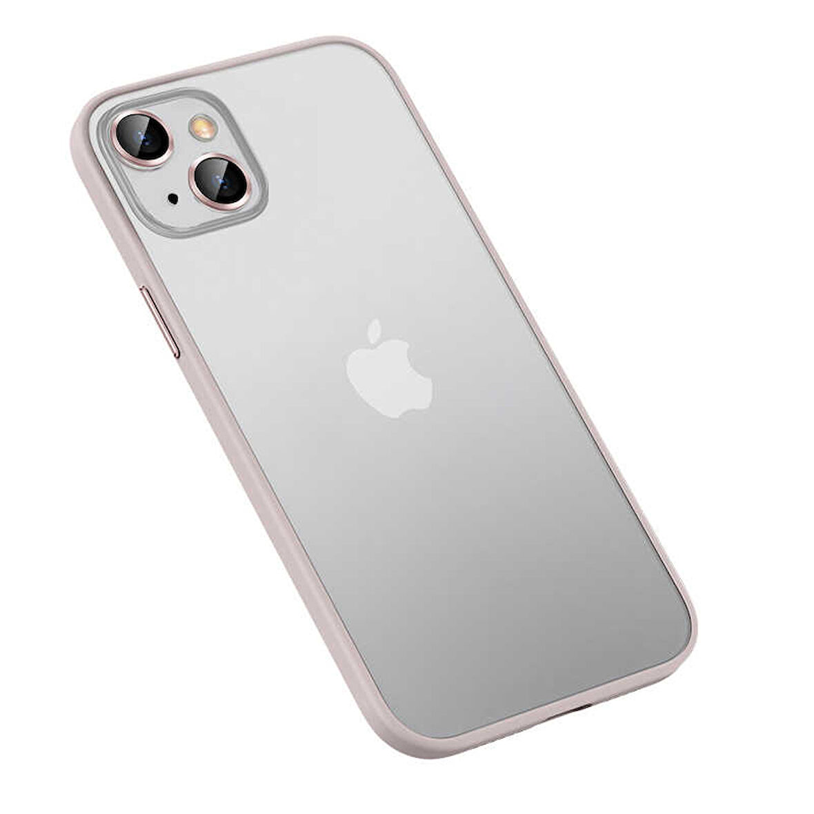 iPhone 13 Uyumlu Zore Retro Kılıf-Rose Gold