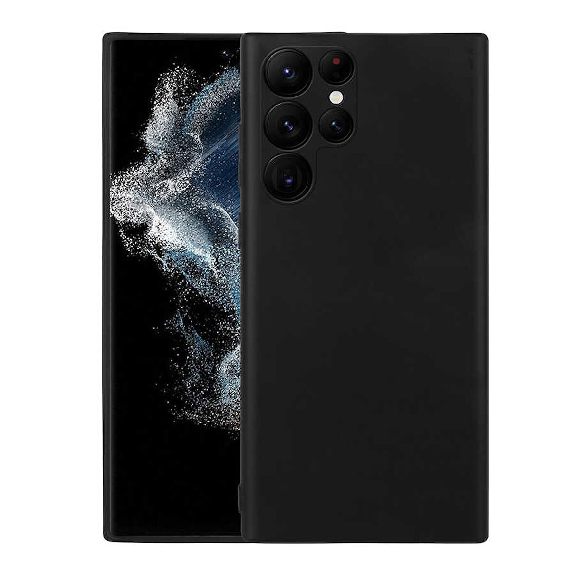 Galaxy S22 Ultra Uyumlu Zore Mara Lansman Kılıf-Siyah