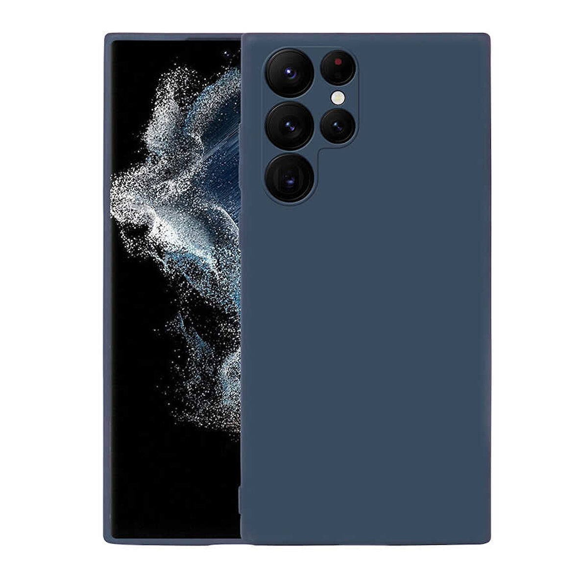 Galaxy S22 Ultra Uyumlu Zore Mara Lansman Kılıf-Lacivert