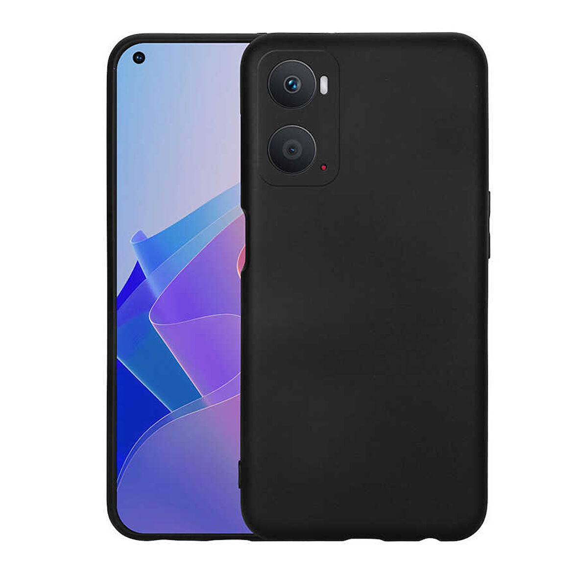 Oppo A76 Kılıf Zore Mara Lansman Kapak-Siyah