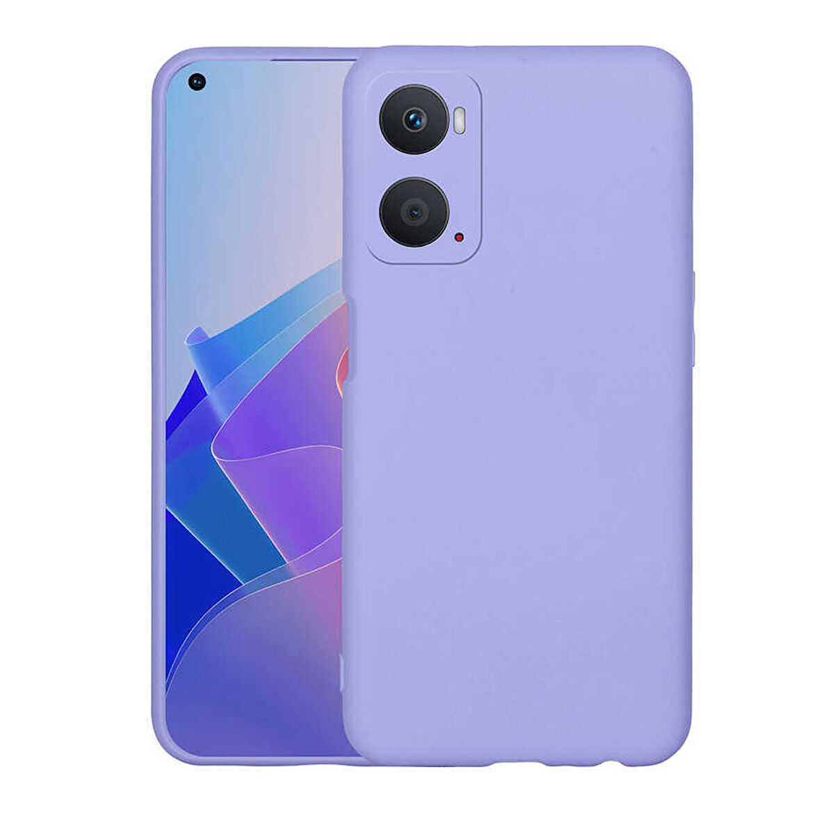 Oppo A96 4G Kılıf Zore Mara Lansman Kapak-Lila