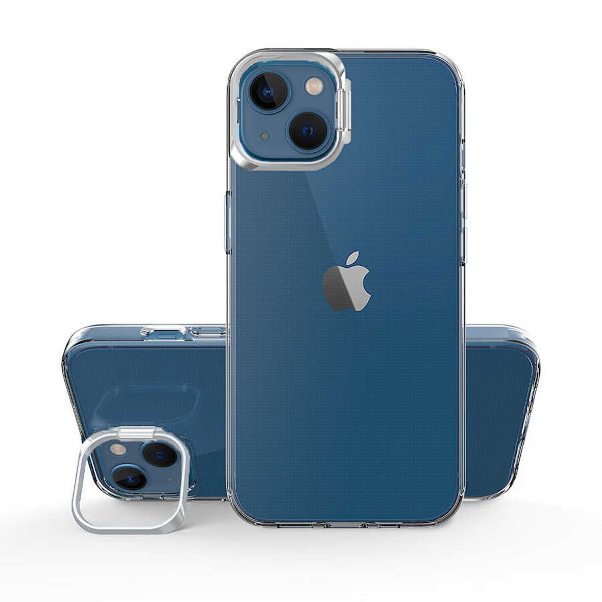 iPhone 13 Uyumlu Zore Skuba Kılıf-Gümüş