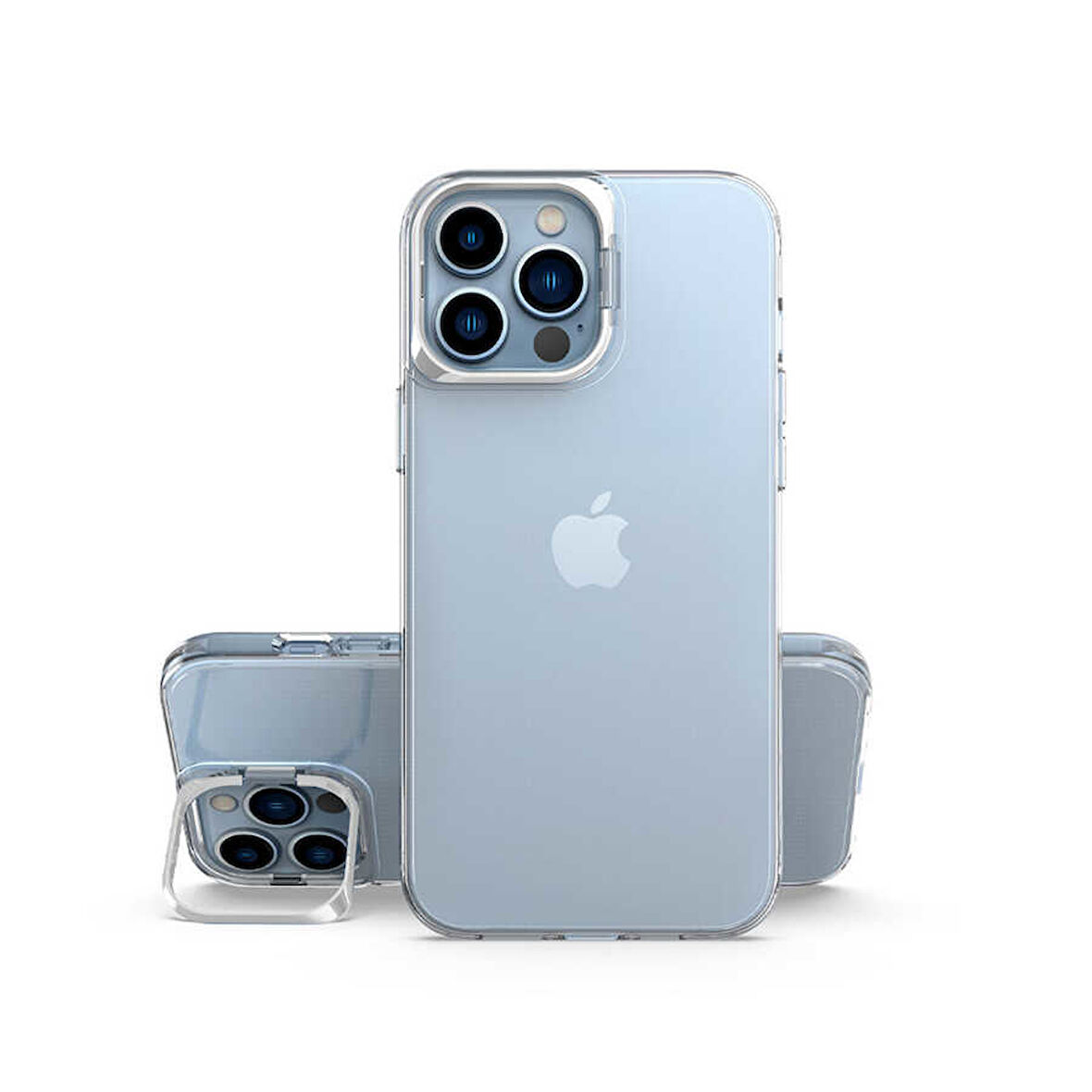 iPhone 13 Pro Uyumlu Zore Skuba Kılıf-Gümüş