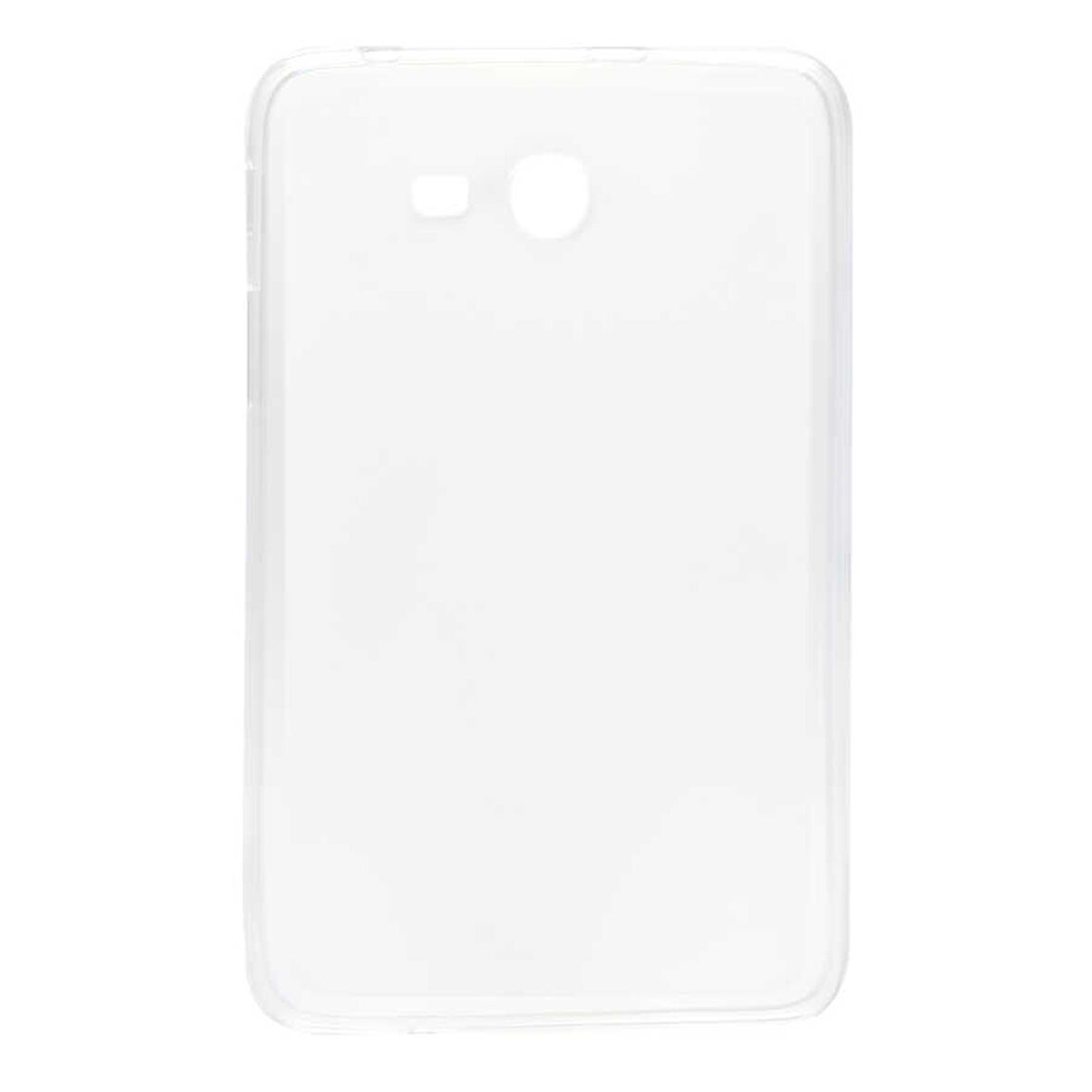 Galaxy Tab 3 Lite 7.0 T110 Kılıf  Uyumlu ​EFFX Tablet Süper Silikon Kapak-Beyaz