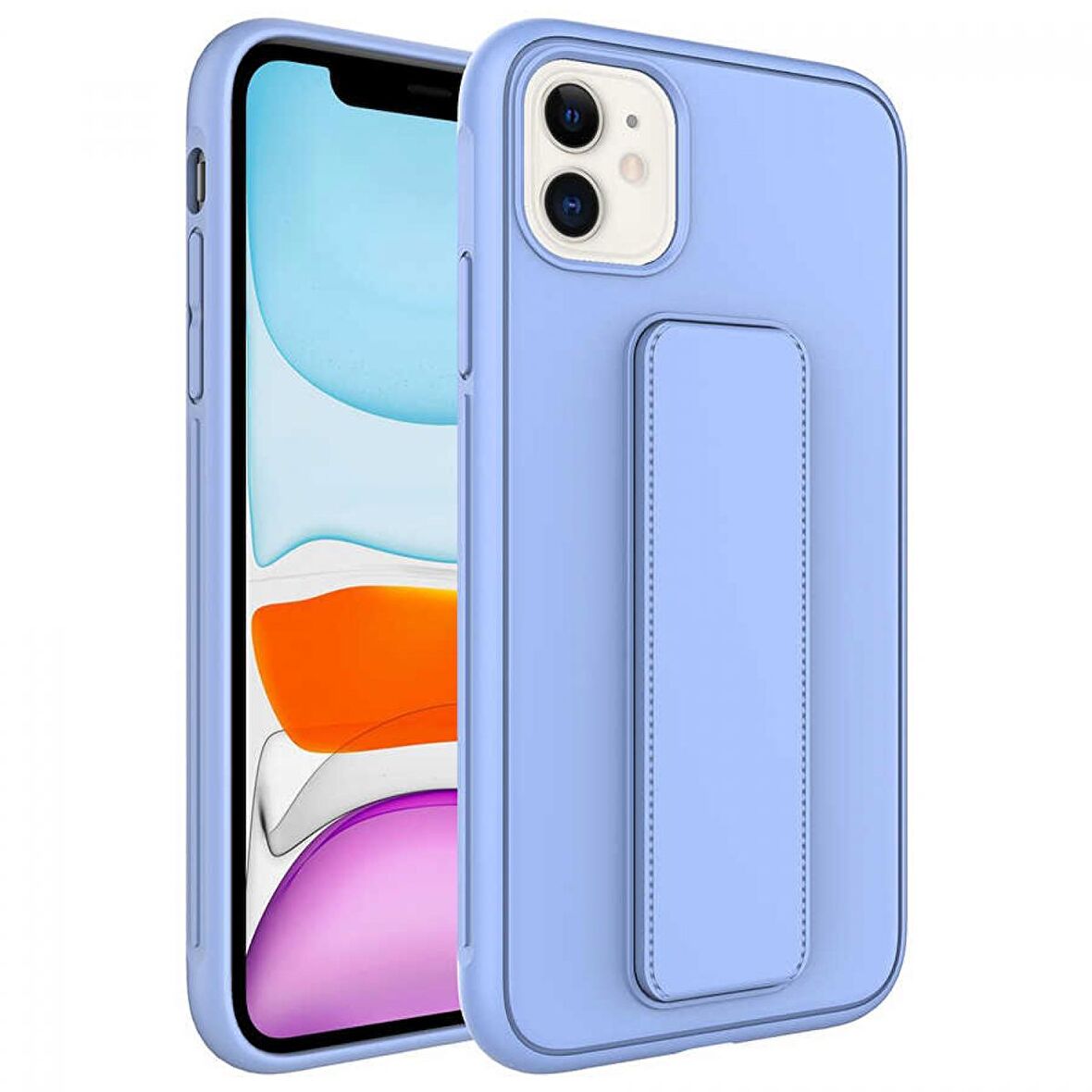 Apple iPhone 11 Kılıf Zore Qstand Kapak
