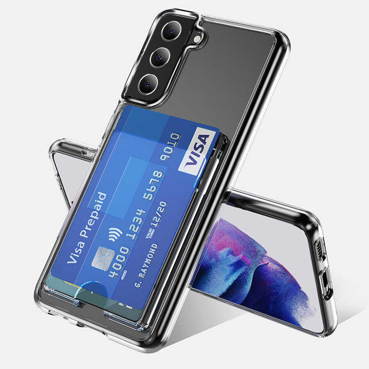 Galaxy S21 Uyumlu Zore NSM-a Kılıf-Renksiz