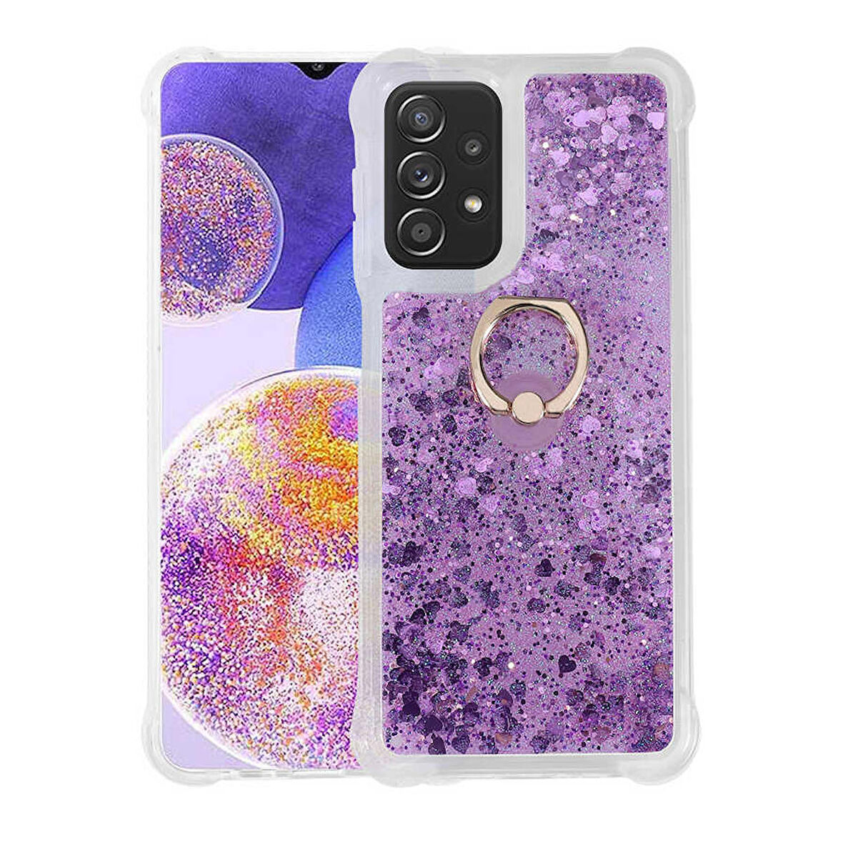 Galaxy A23 Uyumlu Zore Milce Kapak-Mor