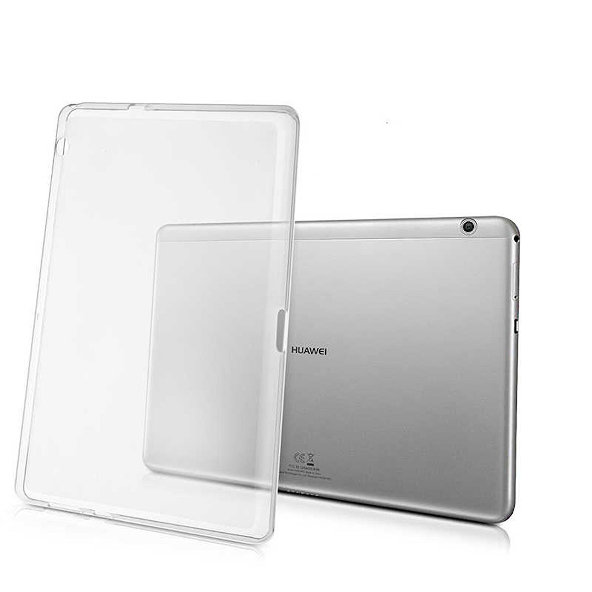 MatePad T3 10  Uyumlu ​İNC Tablet Süper Silikon Kapak-Renksiz