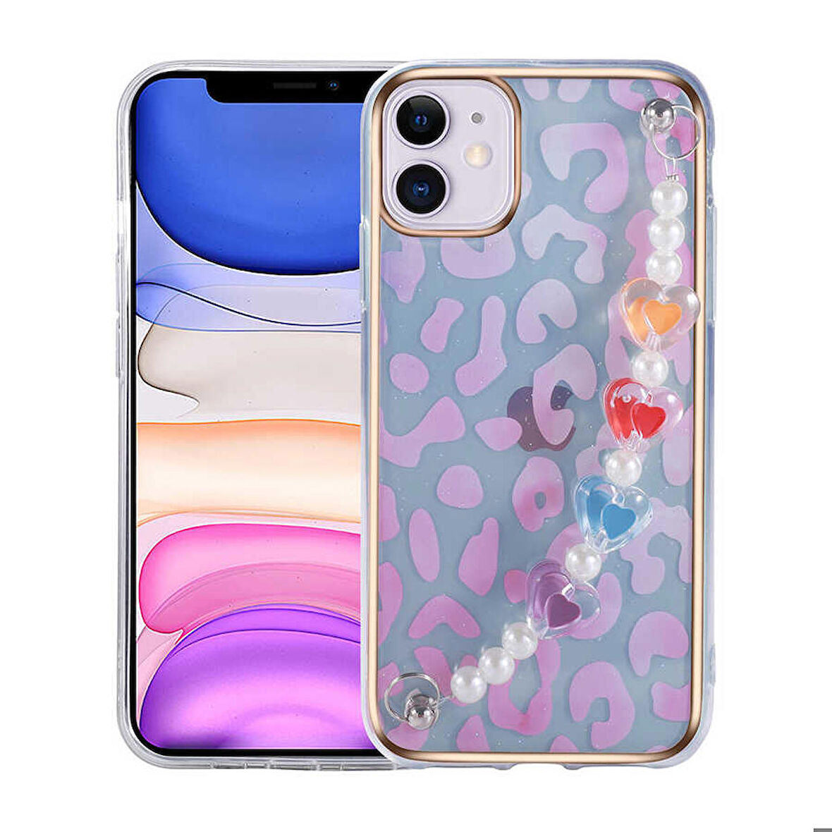iPhone 12 Uyumlu Zore Pilla Kapak-Pembe