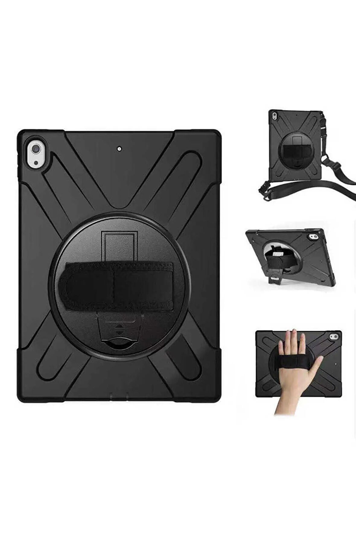 İpad Pro 12.9 2018 (3.NESİL) - Uyumlu Defender Tablet Silikon-siyah