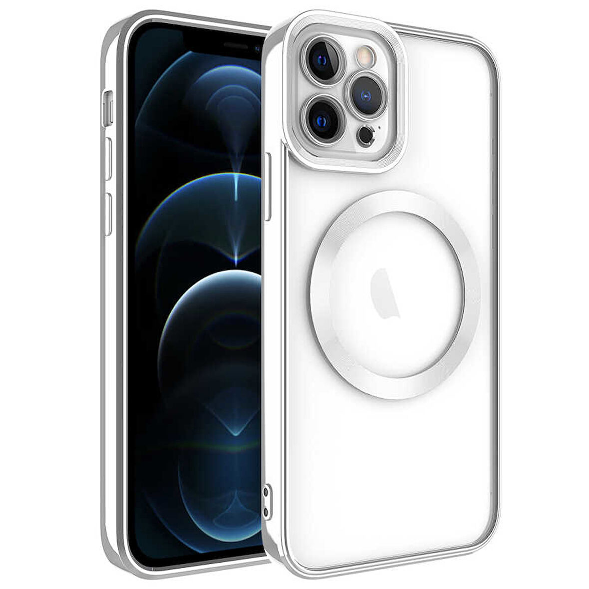 iPhone 11 Pro Kılıf Magsafe Wireless Şarj Özellikli Setro Silikon