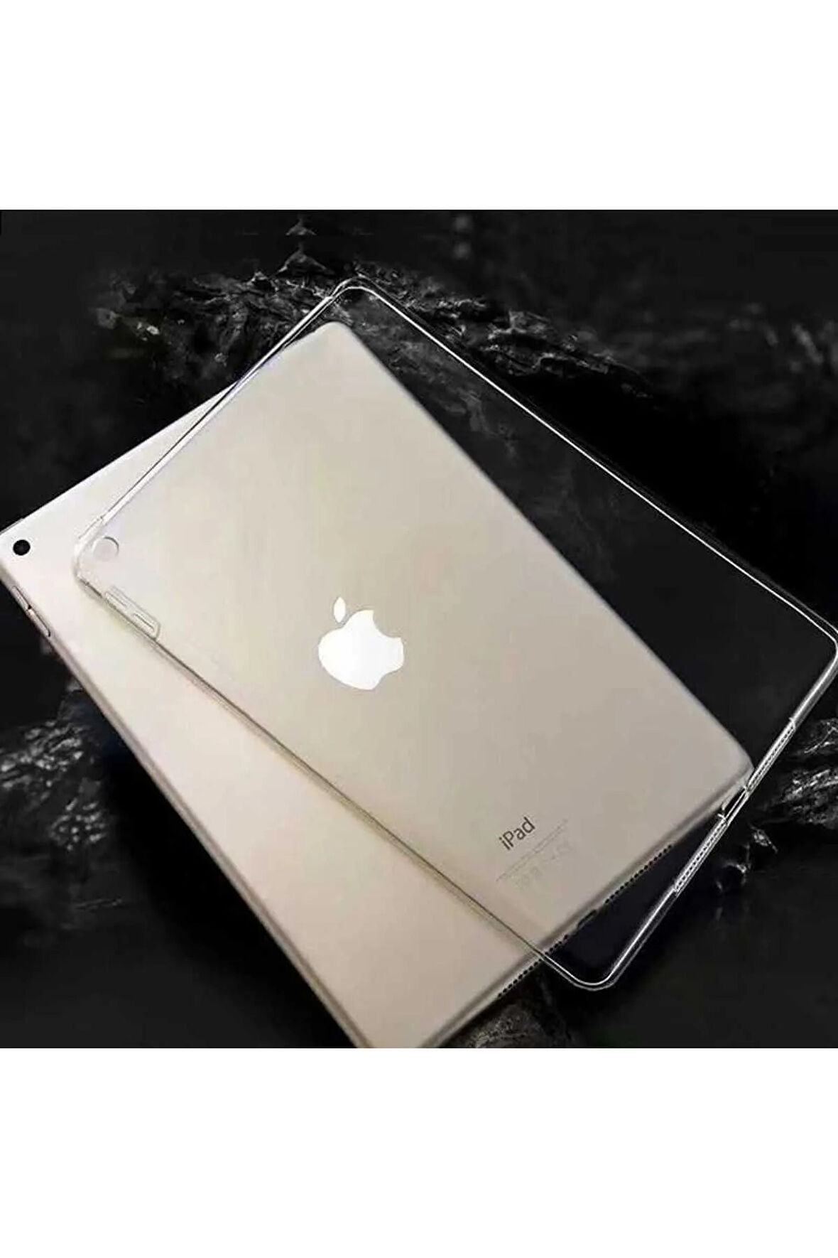 İpad 10.2 (8.NESİL) - Uyumlu Tablet Süper Silikon Kapak-siyah