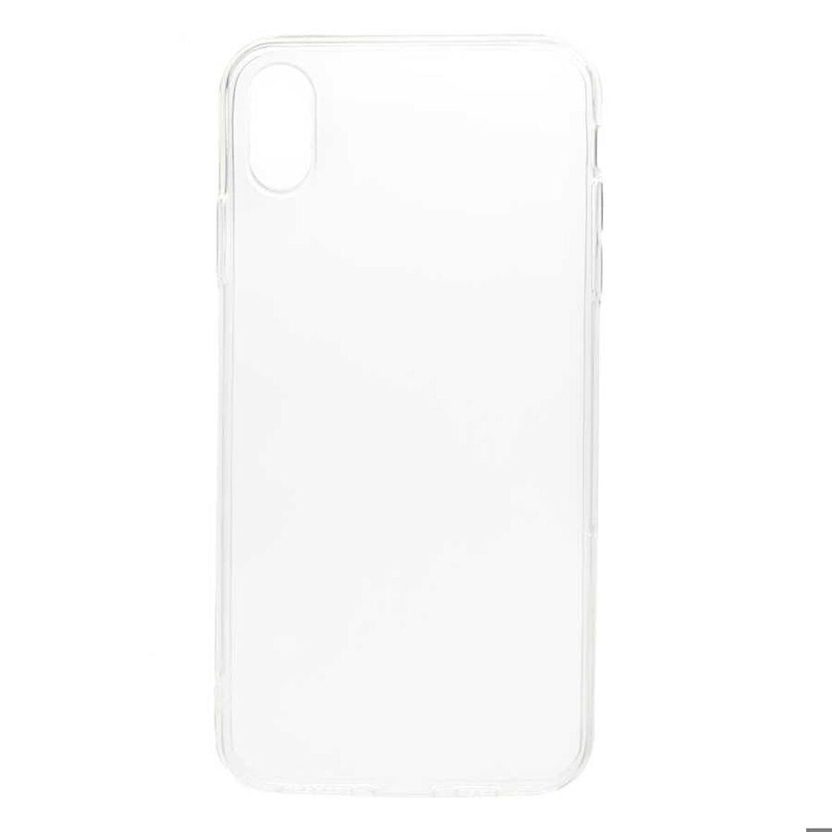 iPhone XS Max 6.5 Uyumlu Zore Süper Silikon Kapak-Renksiz