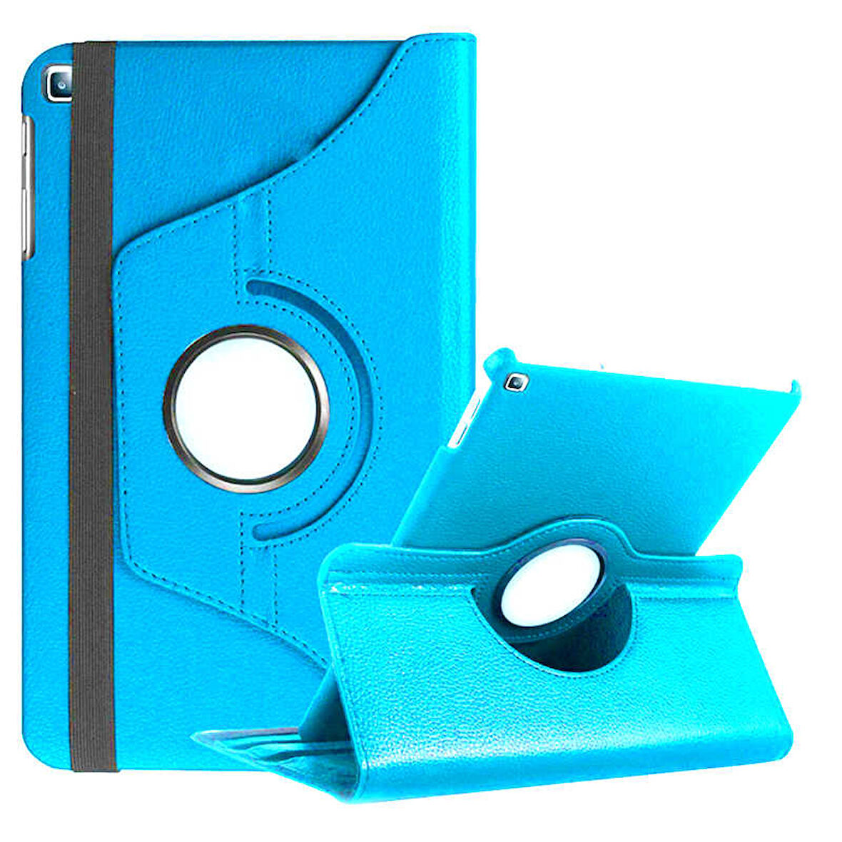 Galaxy Tab A 8.0 (2019) T290  Uyumlu ​ARTH Dönebilen Standlı Kılıf-Mavi