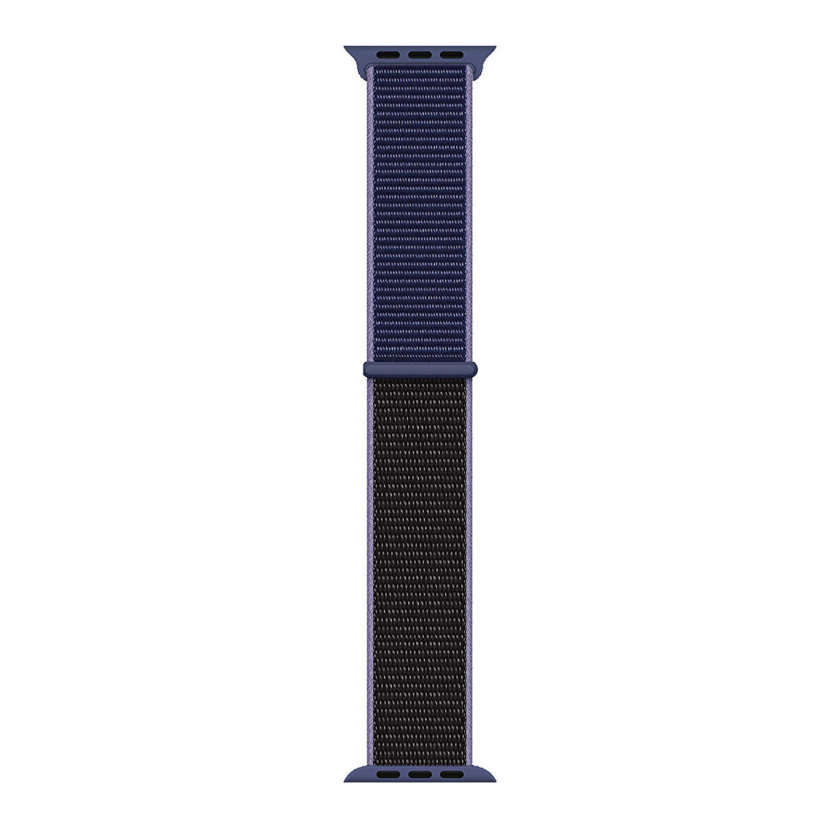 Watch Ultra 49mm Kordon Uyumlu KRD-03 Hasır Strap Kayış CLO- Midnight Blue-Black