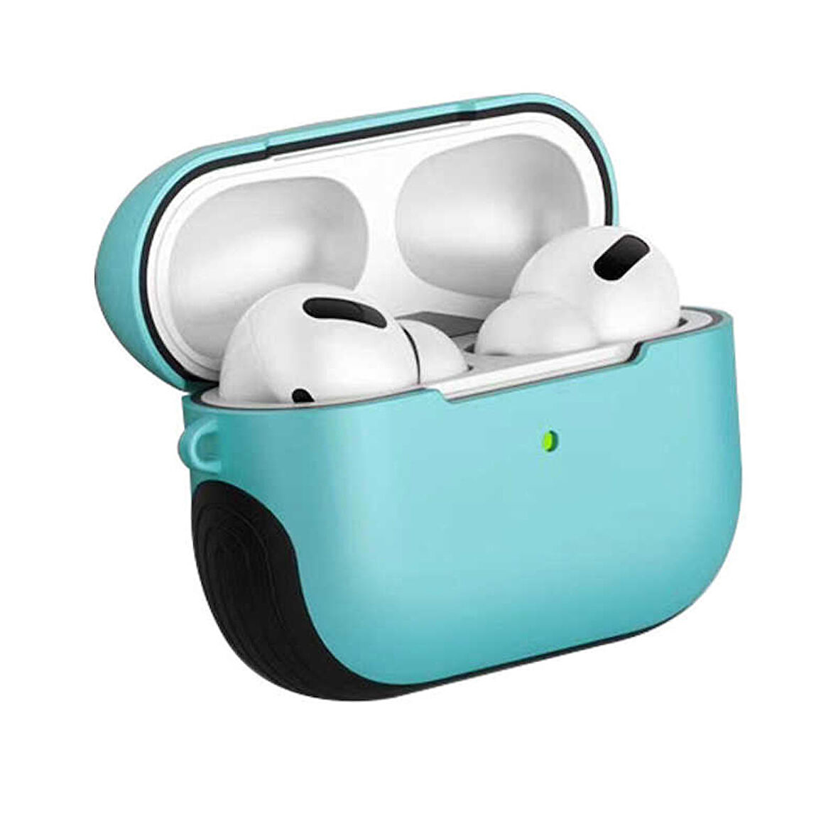 Apple Airpods Pro Kılıf Zore Shockproof Silikon Turkuaz