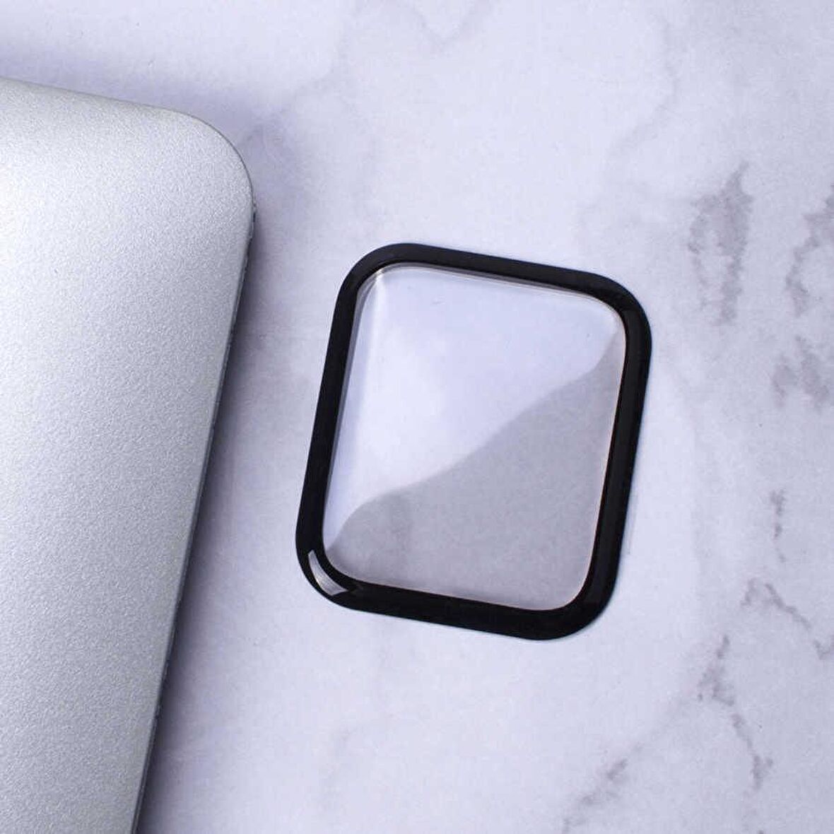 Apple Watch Uyumlu 42mm Zore PPM Watch Glass Ekran Koruyucu 