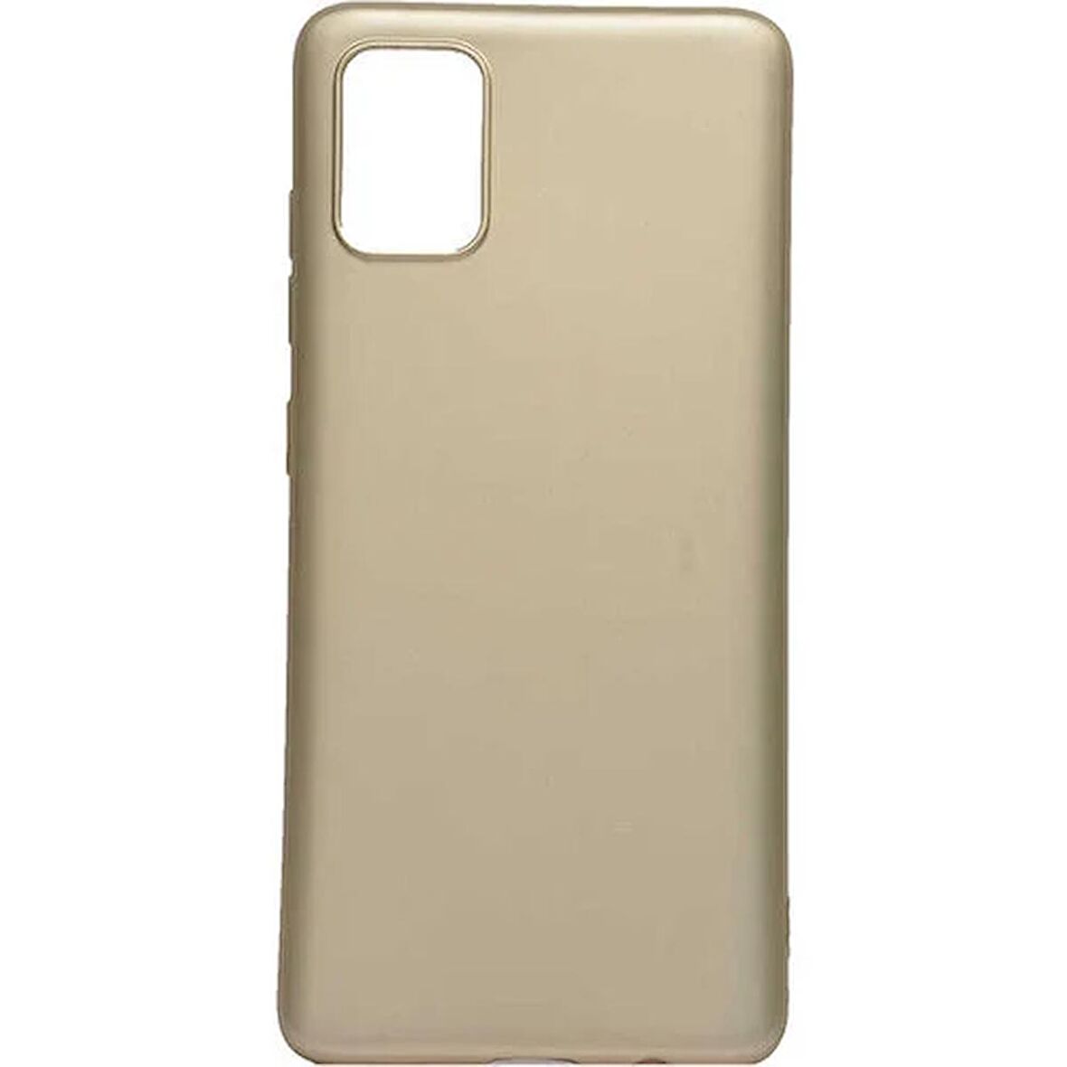 Zore Galaxy A71 Kılıf Premier Silikon Gold