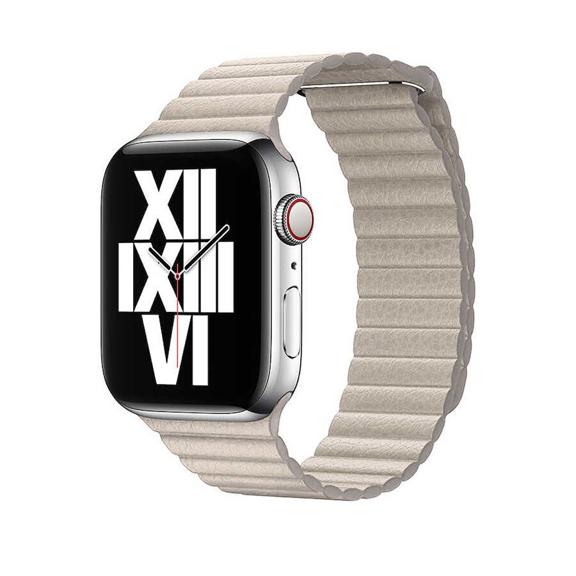 Watch 42mm Uyumlu KRD-09 Deri Lop Zore Kordon-Gold